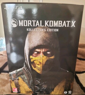 Mortal Kombat X - Limited Scorpion Edition - PS4 *TOP* Spiel + Figur 
