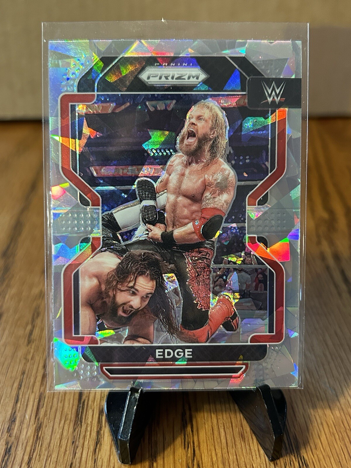 2022 Panini Prizm WWE Edge Cracked Ice Parallel #164 Adam Copeland