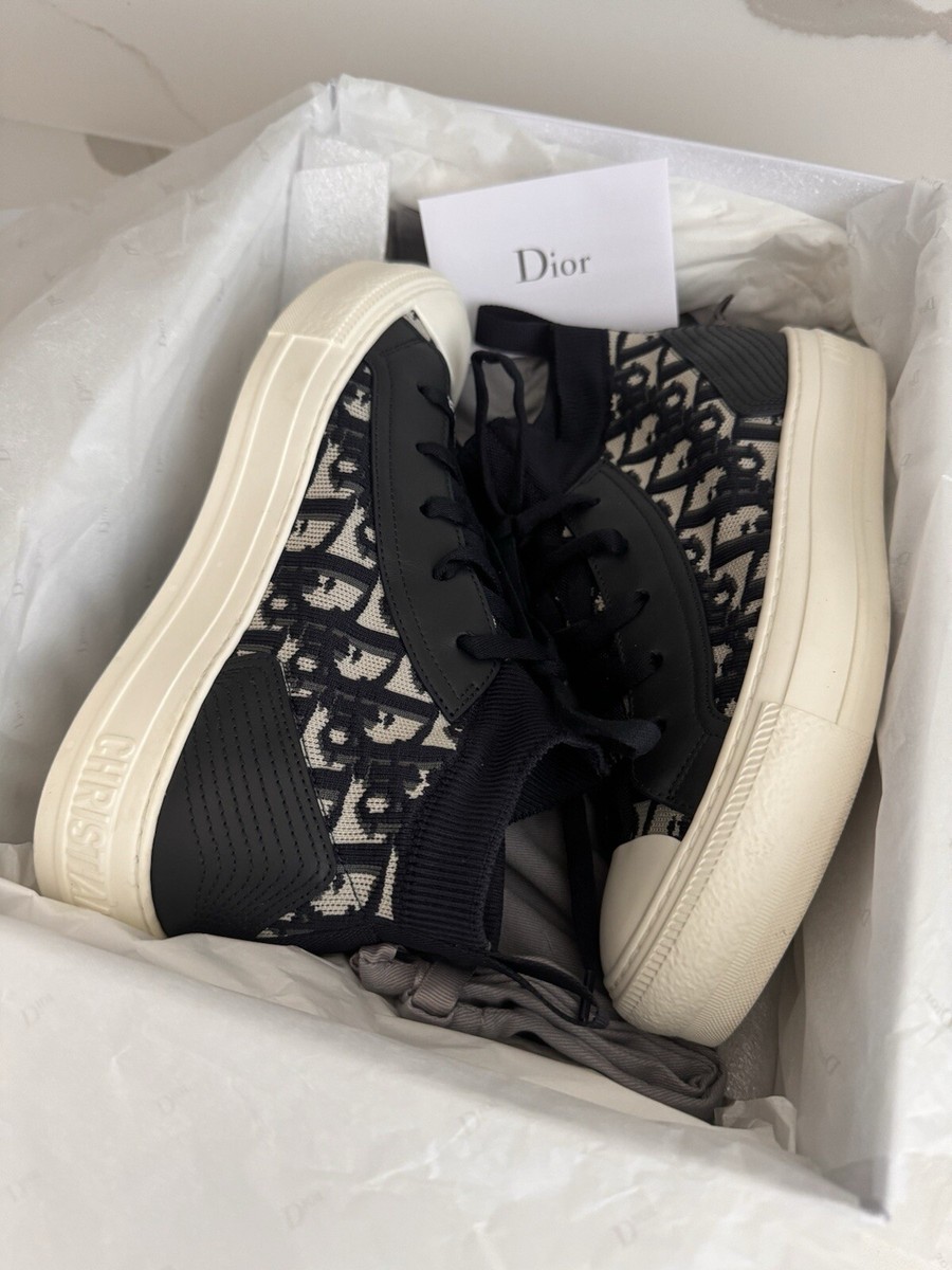 Christian Dior Walk n Dior Navy Oblique Technical Size 36.5 Christian Dior Walk n Dior Navy Oblique Technical Size 36.5