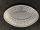 NEW SURE FOOT “HEAVY DUTY” Stainless Steel Motorcycle side stand pad/plate/puck