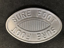 NEW SURE FOOT “HEAVY DUTY” Stainless Steel Motorcycle side stand pad/plate/puck
