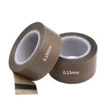 PTFE Tape HighTemperature 10-100mm Adhesive Insulation Heat Resistant Brown Roll