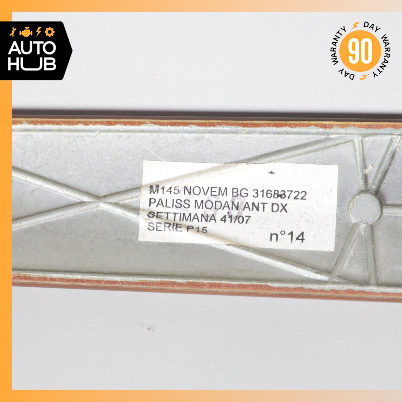 08-19 Maserati GranTurismo M145 Front Right Side Door Panel Trim Wood OEM