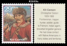 USA4 #2869n MNH Legends of the West - Kit Carson