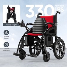 500W All Terrain Electric Wheelchair Heavy Duty Scooter Foldable Electric Chairs