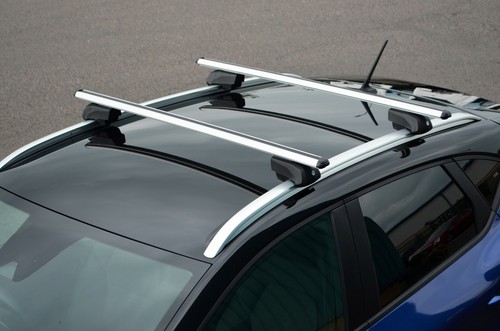 Cross Bars For Roof Rails To Fit Skoda Octavia Estate (2020 75KG Lockable - Picture 2 of 6