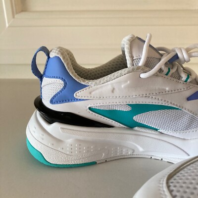 Puma Women's RS-Fast Pop Sneakers Turquoise \u0026 White Lace Up Sz 6 NWOT | eBay