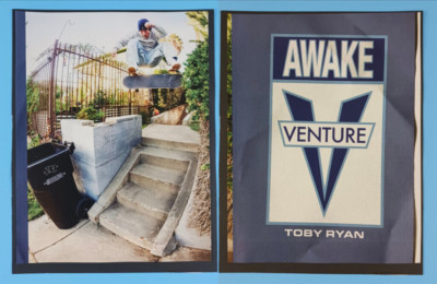 2024 Awake Venture with Toby Ryan Skateboarding Print Advertisement