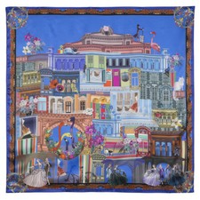 PAVLOVO POSAD 100 SILK SCARF  size: 35'' x 35'' 