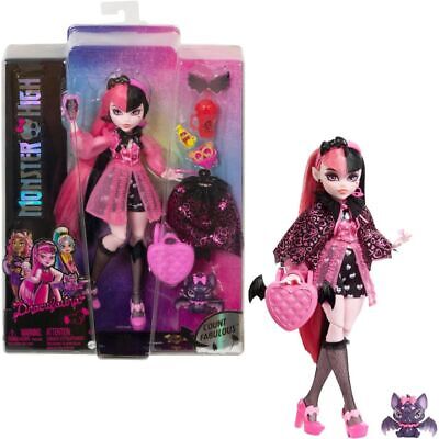 Monster High Draculaura Doll with Count Fabulous Mattel Toys - ToyWiz