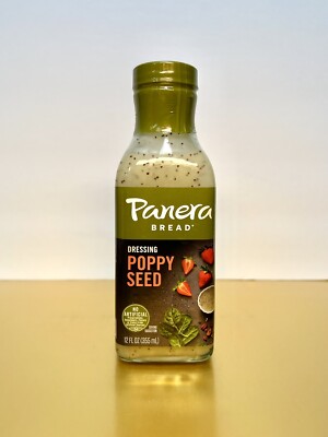 New Panera Bread Vinaigrette Dressing Poppy Seed Cider Salad Dressing 12oz  | eBay