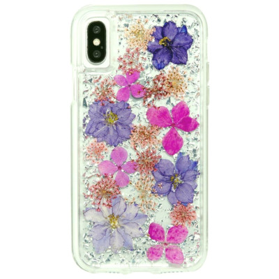 iPhone X Case-Mate Karat Purple Petals New XS 10 10s