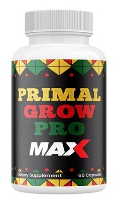 Primal Grow Pro Max ED Dietary Supplement to Boost Stamina Performance 60ct
