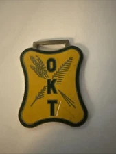 OKT Oklahoma Kansas Texas Railway Railroad Co Watch FOB New LeatherStrap Keyring