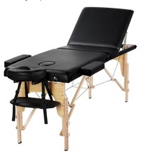 Portable Massage Table Black Brand New  Folding Spa Beauty Bed , Tattoo Therapy
