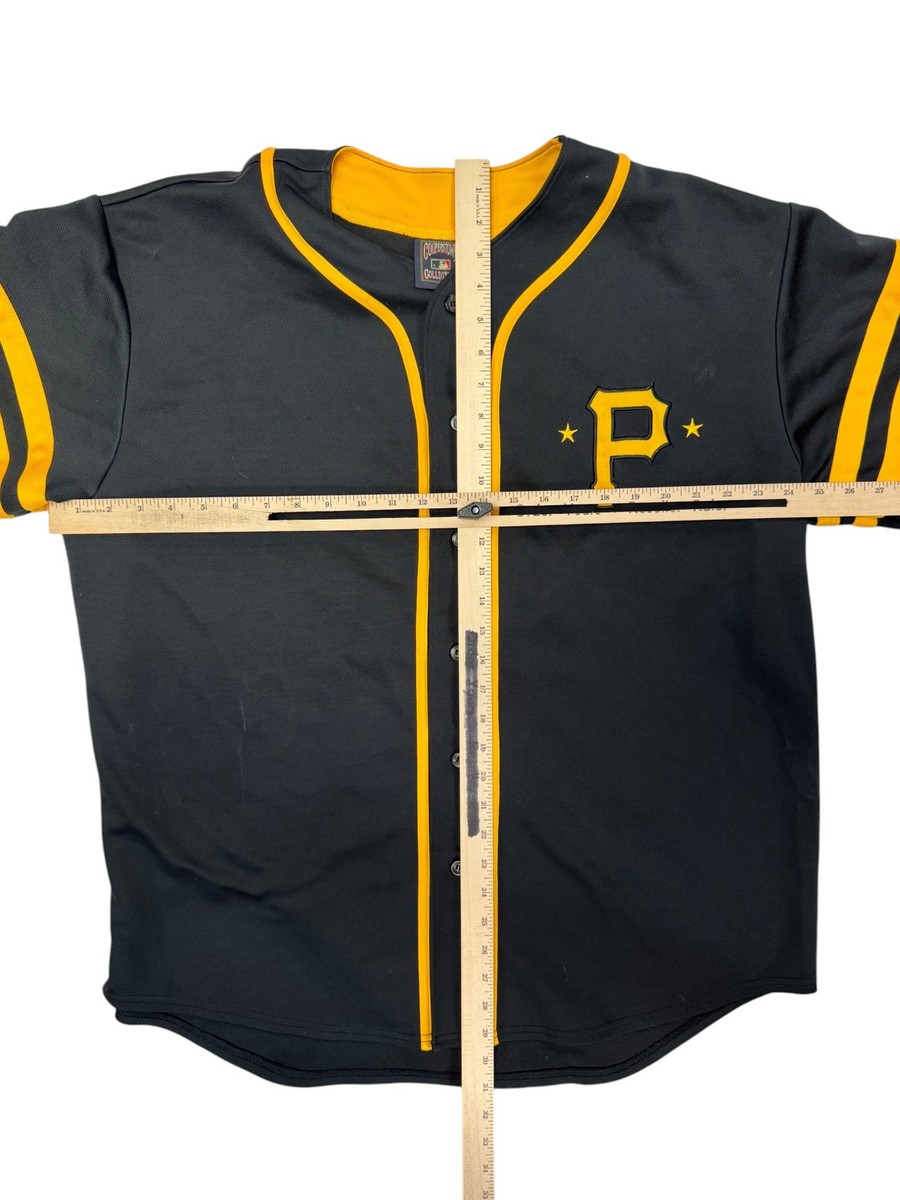 レプリカ黒黄ジャージTシャツ Roberto Clemente Pittsburgh Pirates Cooperstown Collection MLB
