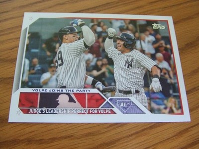2023 Topps Update Series - Veteran Combos Anthony Volpe, Aaron Judge #Us269 (RC)