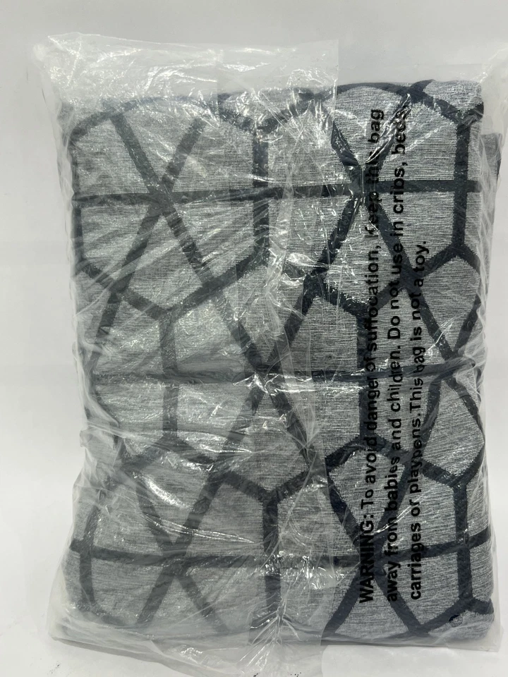 Sun Zero саржа мозаика тепловой экстремальный затемнения люверс занавески панели 52 x 63» новый - Изображение 4 из 4