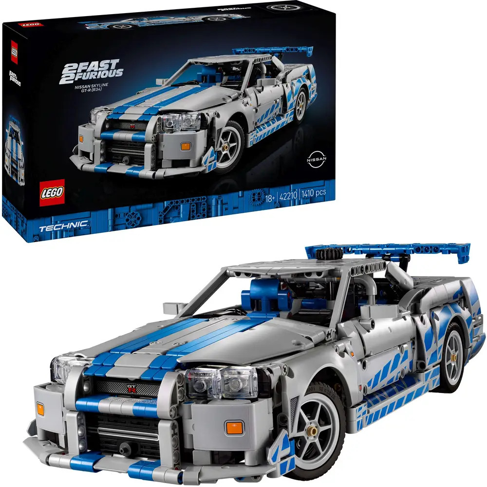 LEGO Technic 42210 2 Fast 2 Furious Nissan Skyline GT-R R34 Flitzer - Bild 3