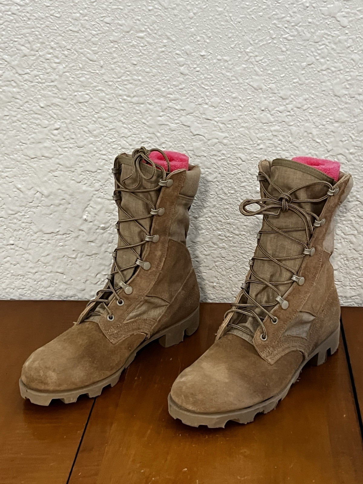 Botas de Combate RO Search Talla 8R Clima Caliente Desierto Bronceado Militar Selva Ejército A