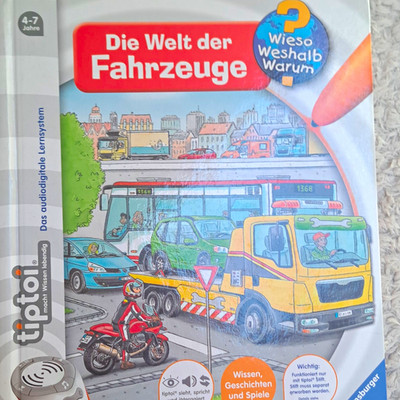 Ravensburger tiptoi Die Welt der Fahrzeuge   Wieso? Weshalb? Warum? Buch Deutsch