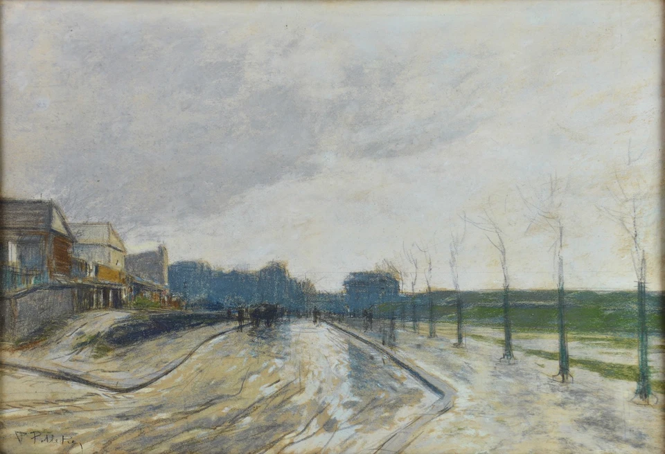 Pierre-Jacques Pelletier 1869-1931. "Saint-Ouen, marché Malik vers 1914." - Photo 3/4