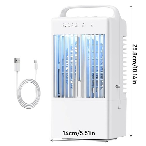 Deshumidificador ventilador aire acondicionado portátil 9000 BTU 4 en 1 | Unidad de CA de 400 pies cuadrados - Imagen 2 de 5