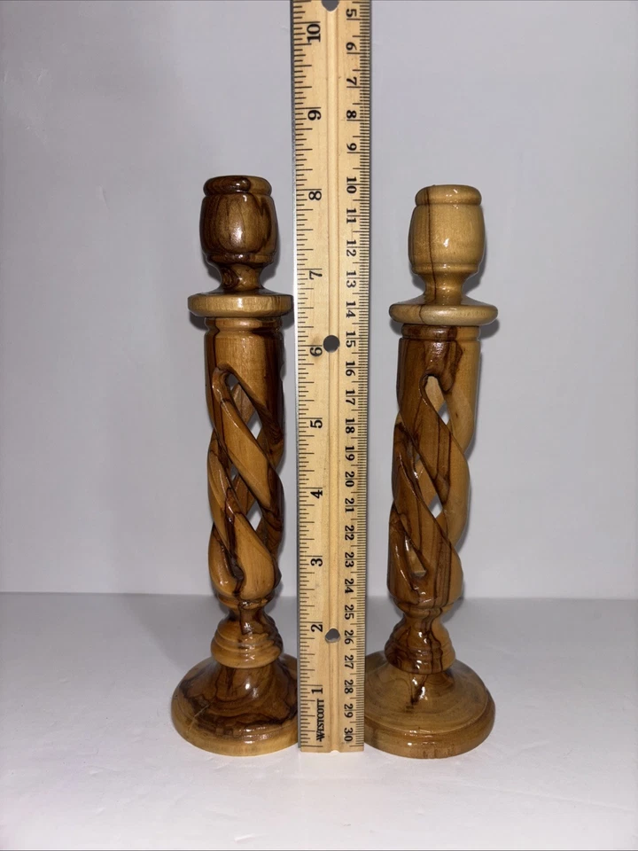 Candelabros/candelabros de arce partido ¡¡HERMOSOS!!! Foto 2 de 4