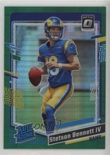 2023 Panini Donruss Optic Rated Rookie Green Hyper Prizm Stetson Bennett IV o8g