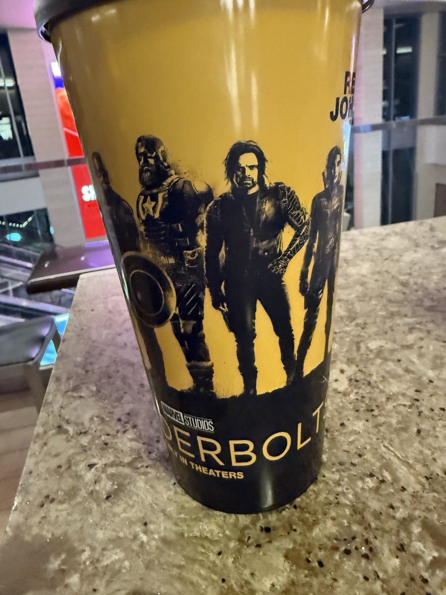 新品・未使用映画サンダーボルツポップコーンケース車型Thunderbolts Thunderbolts 2025 Movie 44 oz. Cup + Topper AMC exclusive