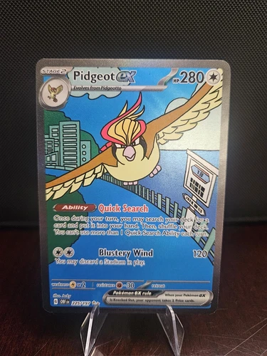 Pidgeot ex 225/197 Sv03: Obsidian Flames Holo