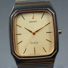 Vintage [Mint] SEIKO Dolce 7741-5130 Quartz Tungsten Men's Watch From JAPAN