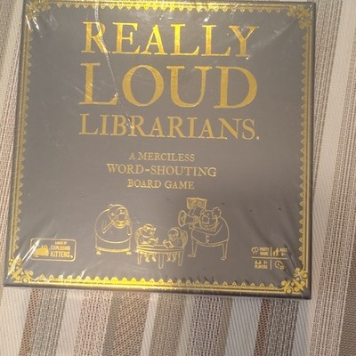 Exploding Kittens Really Loud Librarians Party Game Ages 8+ Sealed