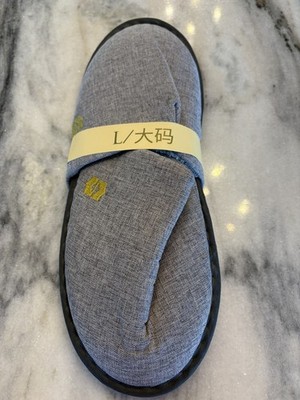 BRAND NEW!  Shangri-La Hotel Slippers from Shanghai - Size L - FREE SHIPPING!