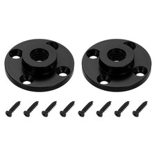 3/8" Thread Tripod Adapter Holder 2Pcs with Screws for Camera Arm DSLR Black