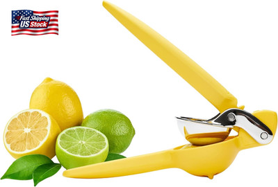 Chef'N Freshforce Lemon Squeezer Citrus Juicer, Manual Hand Press with Dual-Gear