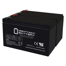 Mighty Max 12V 7Ah F2 Replacement Battery for Power Sonic PS-1280F2 - 2 Pack