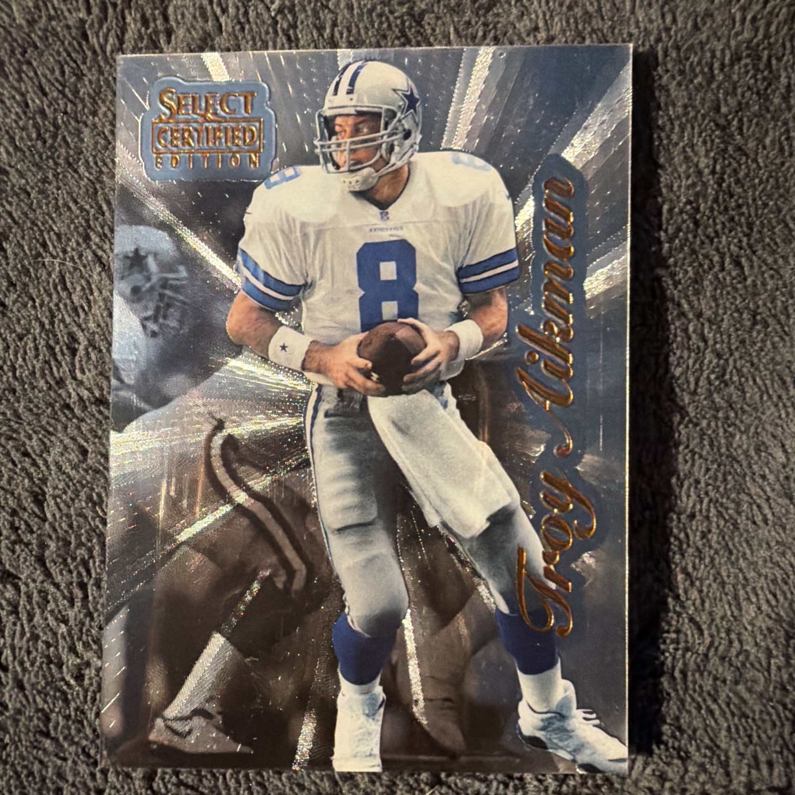 1996 Select Certified PREMIUM STOCK Edition - Troy Aikman #54 - DALLAS COWBOYS