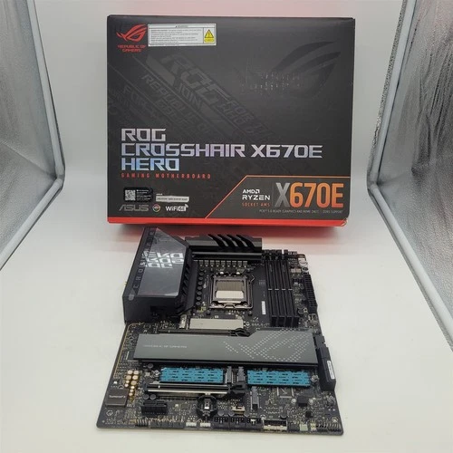 ASUS ROG Crosshair X670E Hero AMD X670 AM5 ATX Motherboard -NOT WORKING-