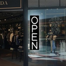 Ultra Bright 16" LED Neon Open Sign for Retail Store, Bar, Salon, Restaurant