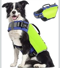 Pawaboo Reflective Dog Life Jacket,medium Dog Safety Vest With Pull Handle