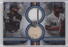 2024 Tribute Dual Relics Players Blue Luis Robert Eloy Jimenez Jr Jiménez 19hu