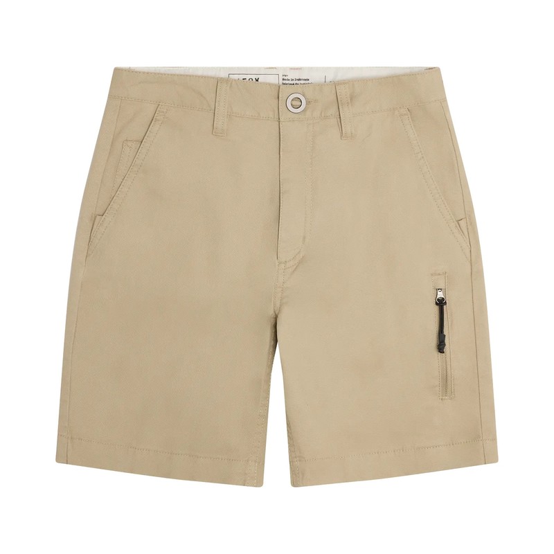 Fox Racing Youth Essex Short Beige  8 24"  Classic chino style BNWT