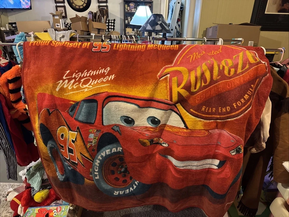 Флисовое одеяло Disney Pixar Cars Lightening McQueen 95. - Изображение 2 из 3
