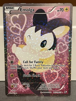 emolga pokemon card full art #RC23 EXTENDED Weakness Fighting 2 Resistance None None Artist Pokemon Emolga RC23/RC25 Legendary Treasures