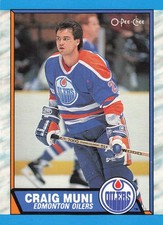Craig Muni 1989-90 O-Pee-Chee #231 Edmonton Oilers Hockey