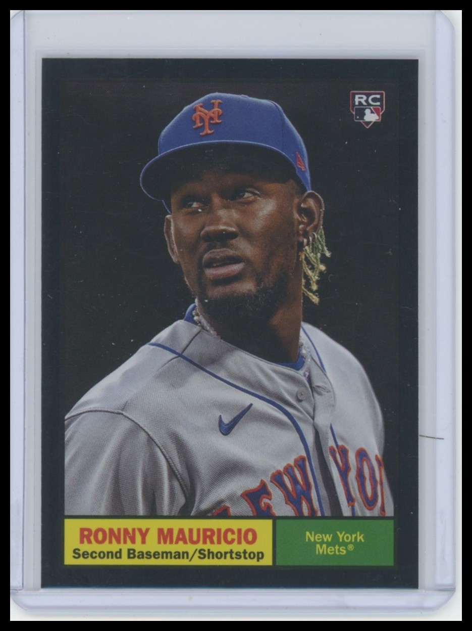2024 Topps Archives #49 Ronny Mauricio Black Foilboard