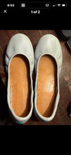 tieks size 7 light blue ballet flats