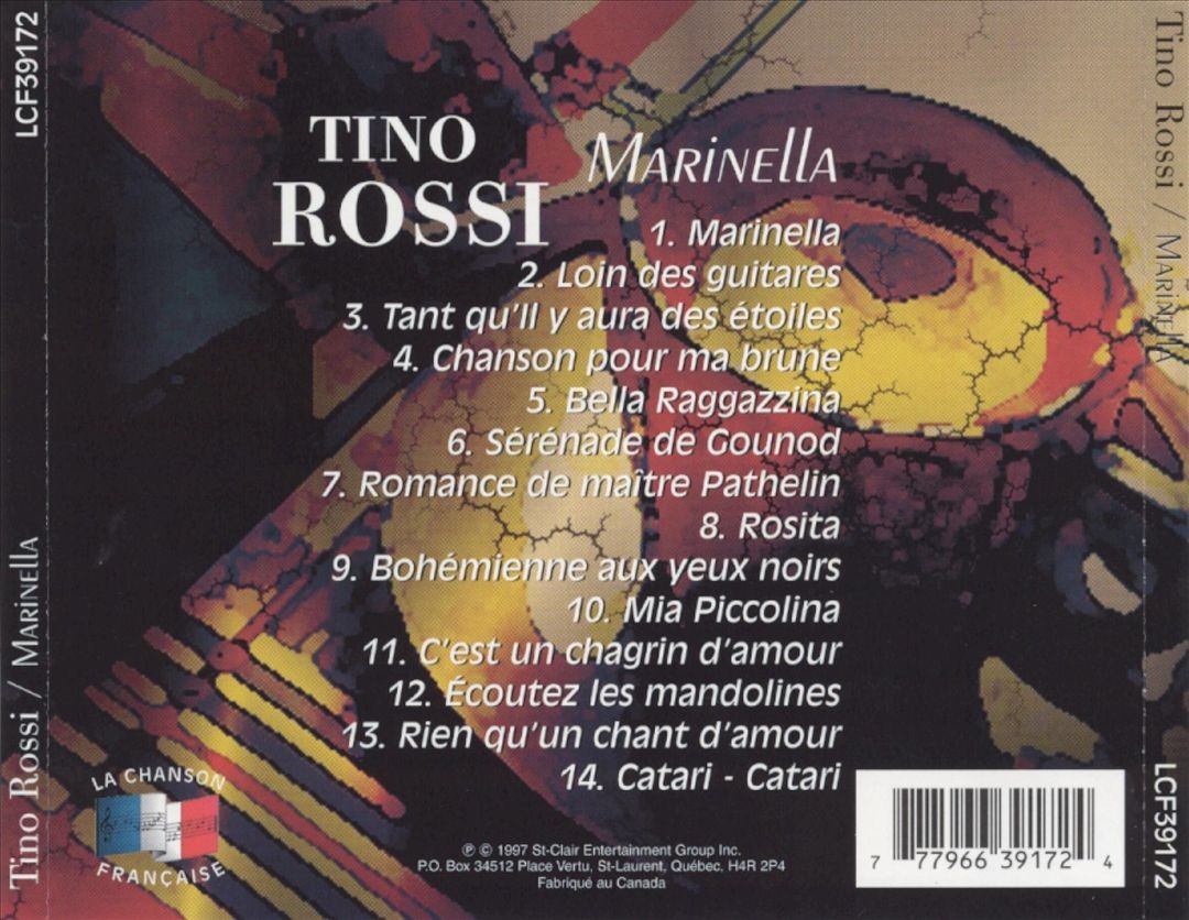Tino Rossi Marinella New Cd