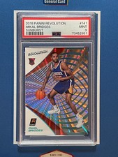2018-19 Panini Revolution Mikal Bridges 29/75 RC Rookie Sunburst PSA 9